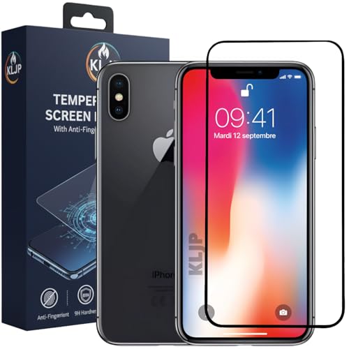 Image of Military-Grade Gorilla Tempered Glass For iPhone 11 Pro /iPhone X /iPhone XS With Installation Kit | Edge to Edge Coverage | Black