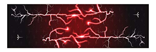 White Water Archery Red Lightning Bolt Storm Solid Stabilizer Wrap Protection Choose Length Width 8, 2.37