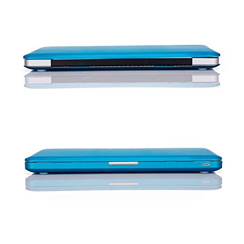 Ruban Case Compatible With Macbook Pro 13 Inch 2012 2011 2010 2009 Release A1278, Plastic Hard Case Shell And Keyboard Cover For Older Version Macbook Pro 13 Inch With Cd-Rom - Light Blue #TOP3