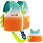 OSHYLE Gilet de Natation en néoprène pour Enfants (S(1-3), Crocodile)