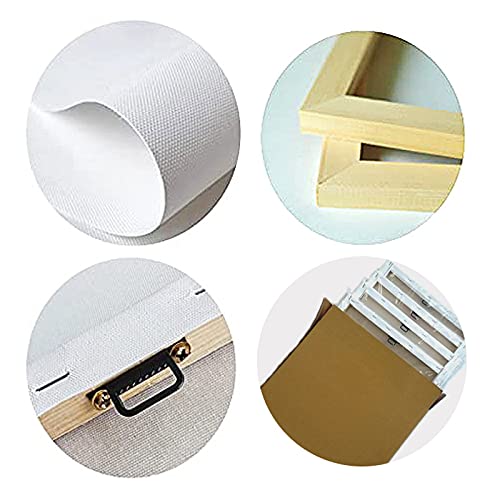 Yxbhhym Animal Black And White Tiger Canvas Wall Art Picture Tiger Painting Print Gallery Wrap Office Bathroom Living Room Decoration Modern Home Art Framed Wall Art– 20X40Inch #TOP6