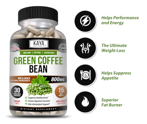 Kaya Naturals KNGCB-30 Green Coffee Bean 30 Count thumb #6