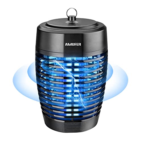AMUFER 4000V Electric Mosquito Zapper - Powerful Pest Control for Your Home
