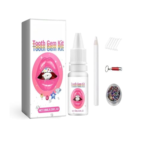 DIY Teeth Gemstone Kit, DIY Jewelry Dental Gemstone Reflective Teeth Diamond Set 2025