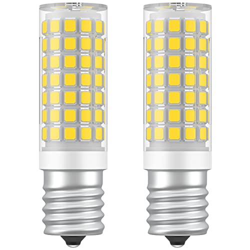 Vitunov E17 Led Bulb Dimmable, 7W Microwave Oven Bulbs, 60W Incandescent Replacement For Over Stove Appliance, Refrigerator, Range Hood, 120V 700Lm, Warm White 3000K, 2 Pack #TOP4