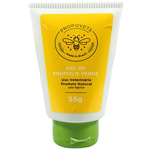 Gel Natural Propovets Própolis Verde Cães Gatos Equinos 55g