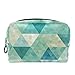 Produktbild TIZORAX Abstrakte geometrische Ornamente Make-up Tasche Kulturtasche für Frauen Hautpflege Kosmetik Handy Tasche Reißverschluss Handtasche