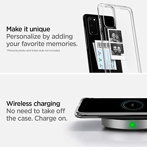 Spigen Ultra Hybrid Case Compatible with Samsung Galaxy S20 - Crystal Clear