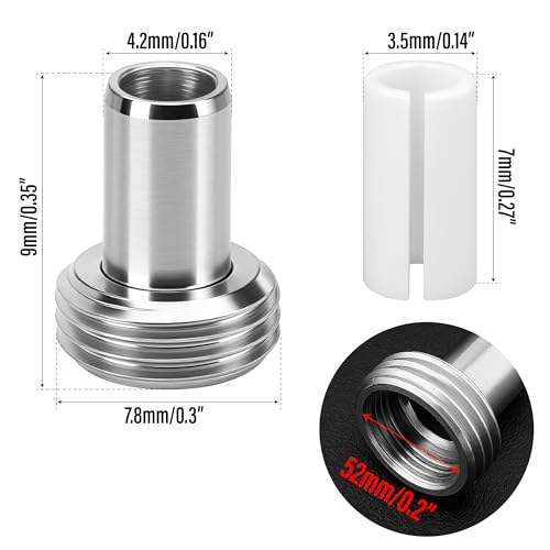 30 PCS VFL Fiber Optic Visual Fault Locator Replacement Parts Kit, Include 15Pcs Optical Ceramic Core Tube Sleeve and 15Pcs Metal Heads Tips Fitting Connectors for Tester Light Meter Network Cable - Thumbnail 6