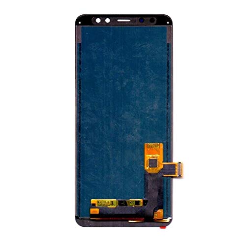 Image of SPiED - LCD with Touch Screen for Samsung Galaxy A8 Plus 2018- White (Display Glass Combo Folder) (Samsung Galaxy A8 Plus 2018)