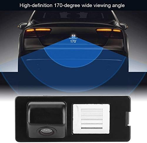 Schéma illustrant l'angle de 170 degrés de large viewing angle of the reversing camera