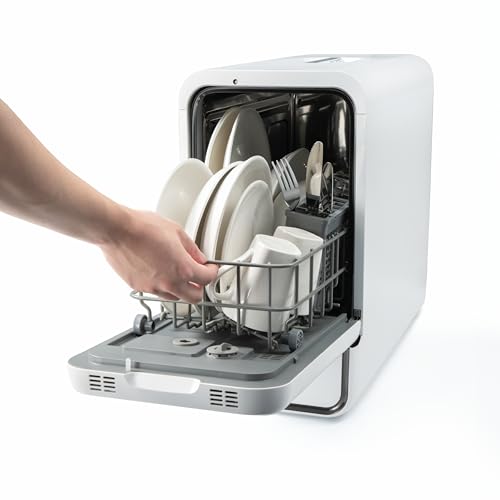 Capsule Dishwasher - Solo | Countertop Dishwasher - 7 Programmes, Touch Control, Auto-drying, Baby Care & Fruit Wash, No Plumbing Required, 15min Wash Cycle - Perfect for Small Kitchens, Campervans by Loch Electronics - Used condition - Image 5