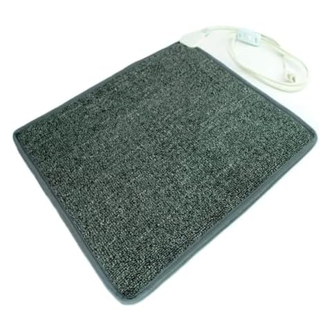 Cozy Products Cozy Toes Carpeted Foot Warming Heater Mat, 70-Watt Heated Warming Pad for Under Desk and More Cover