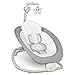 LIONELO Pascal baby bouncer delicadas vibraciones 12 melodías incorporadas con control de volumen ajuste del respaldo barra de juguetes interactivos plegable a tamaño compacto (Grey Dove)