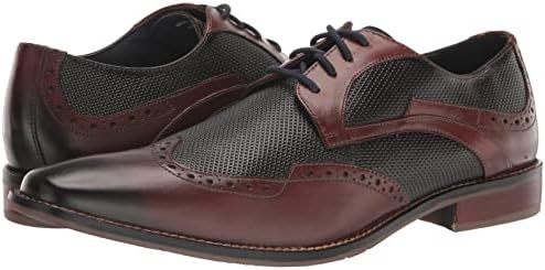 Stacy Adams Men's Joss Wingtip Lace Up Oxford, Cognac, 11 | Image 6