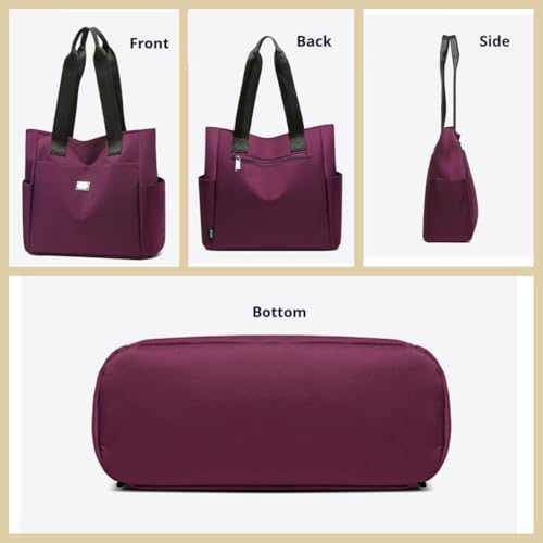 Zcjeaneviln Bag Waterproof - Large Capacity Waterproof Shoulder Bag, Lightweight Multi-Pocket Oxford,for Women and Men3