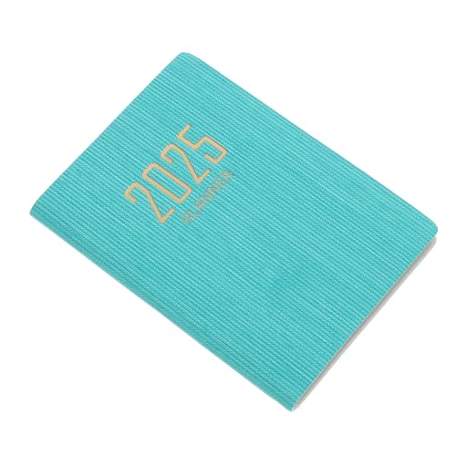 EXCEART 年英語スケジュール帳 コンパクト カバー耐久性プランナー 日程 旅行 オフィス 教師向け携帯用ノート