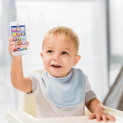 Celular de bebé para aprender jugando con luces mágicas y dulces melodías táctiles 3