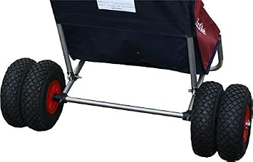 Eckla Rolly Axle and Tires for Dual Wheel Setup
