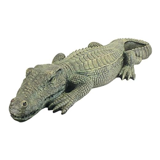 Design Toscano The Swamp Beast Crocodile Garden Sculpture