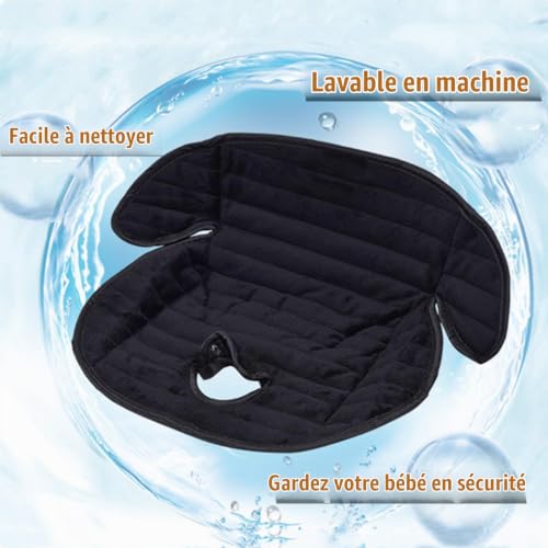 bangminda Coussin de Siège Poussette et Siège Auto Bébé Assise Poussette Universelle Siège d'auto pour Bébé - Coussin Protecteur de Siège Voiture Absorbant Protège Contre Les Tâches – vue 4