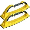 Manual Sanding Block, 2-3/4 x 15-3/4 Adjustable Radius Flex Longboard Hand Sanding Blocks with Hook & Loop Backing for Automotive, Woodworking - 2 Pack