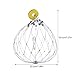 Hemoton 2Pcs Steel Wire Crab Cage Trap with Automatic Opening Bait Pin and Counterweight for Efficient Blue Crab and Catching 7.87X7.87X7.09 Inches Reusable Fishing Cage for Rivers Lakes and Sea