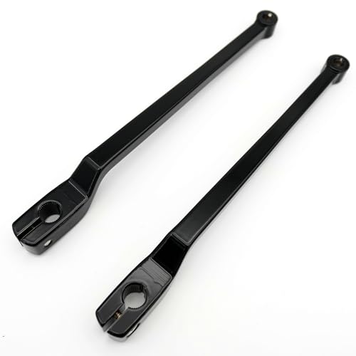 Americruise Motorcycle 9.84'' Extended Heel-Toe Shifter Lever for Harley 1986-2017 FL Softail 1988-2021 Touring Road Street and 2008-2021 Trike (Black) by Americruise - Used condition - Image 3