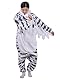 RANSUU Onesie Kostüm Schneeeule Relaxo Jumpsuit Erwachsene Pyjama Damen Herren Tier Vogel Snowy Owl Schlafanzug Weihnachten Karneval Halloween XueXiao-M