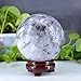 QWZTAEOZA All Black Tourmaline Ball Crystal Hand Polished Stone Home Office Decoration Decor(6-7cm)