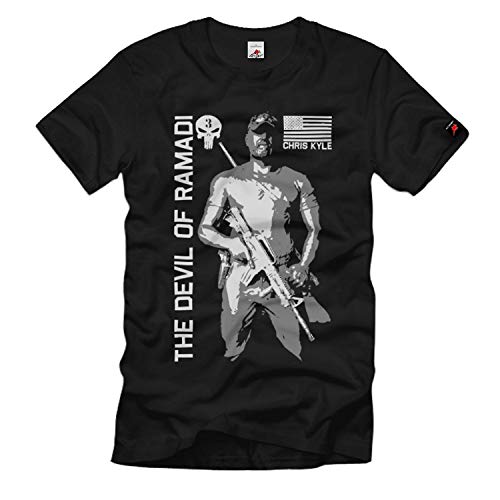 T-shirt American Sniper motif imprimé Devil of Ramadi XXXL marine