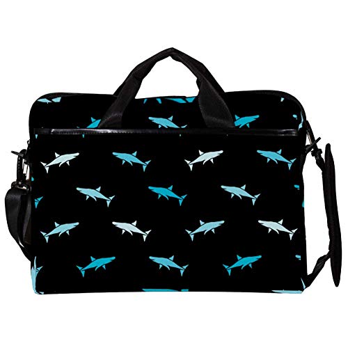 Sac à bandoulière pour ordinateur 14-15.4 pouces Blue Sharks