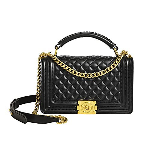 Movefad Women Satchel Handbags Quilted Crossbody Bags Pu Leather Ladies Shoulder Bag Chain Strap Clutch Purse #TOP2