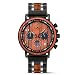 Imagen de Reloj Madera Personalizado Hombre-Grabado Perdonalizable Regalo Boda Cumpleaños o Momento Especial Artesanal Movimiento Japones Cristal Durolex Resistente Agua Elegante Exclusivo