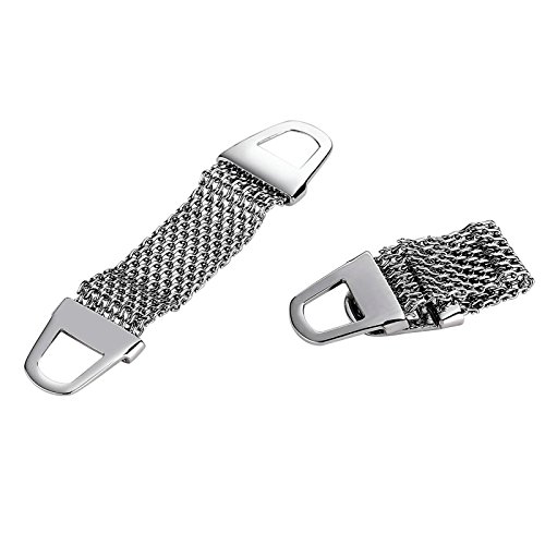KnSam Stainless Steel Cufflinks for Mens Mesh Wrap Hollow Silver Cufflinks Buckle Cufflinks Accessories