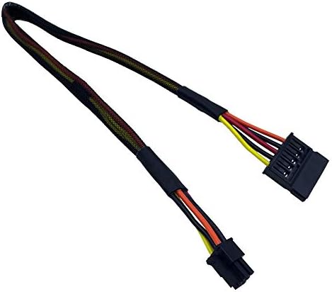 COMeap HDD SATA Power Cable Replacement SATA 15 Pin to Mini 6 Pin ATX Adapter for Dell Inspiron 3653 3650 Series Compatible Part No. GP2JM 15-inch(38cm) (Pack of 2)