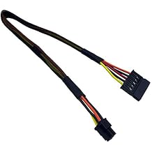 COMeap SATA Power Cable for Dell Inspiron 3653 3650 ONLY Mini 6 Pin to SATA 15 Pin ATX Adapter, 15-inch 38cm, Pack of 2 Not for Standard 6 Pin/OptiPlex/Vostro