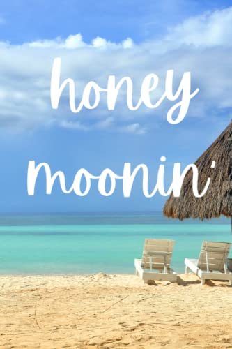 Honeymoonin' honeymoon journal/notebook beach island lounge chairs