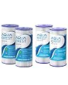 AQUA CREST FXHSC 5 Micron Whole House Water Filter, with 20 Micron Sediment Filters, Replacement for GE® FXHSC, GXWH40L, GXWH35F, 10" x 4.5", Pack of 2 Each, Bundle