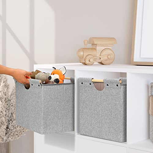 Posprica GREY 13X13X13 Storage Cube Bins thumb #6