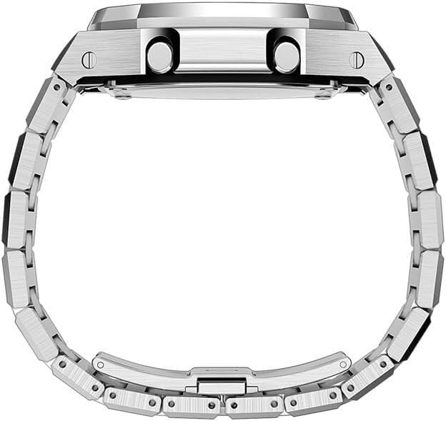 Boîtier de montre en métal GA2100 en acier inoxydable poli pour homme - 3