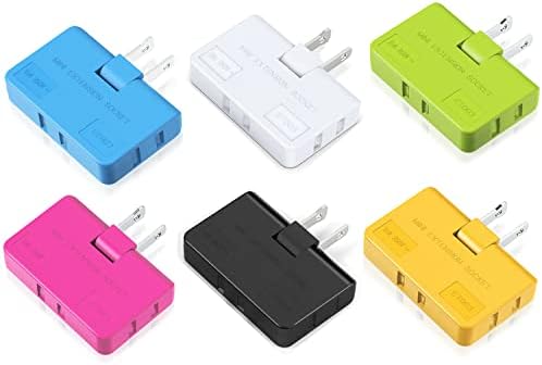 Amazon.com: ETwinCoo 3 Way Flat Wall Outlet Extender, 2 Prong Mini Flat ...