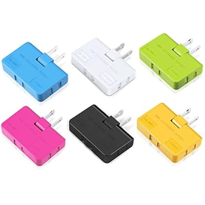 6 Pack 3 Way Flat Wall Outlet Extenders, Mini Flat Australia | Ubuy