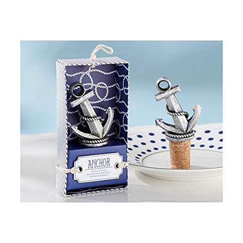 Vasara Tapón de Botellas Ancla Marinero Presentado en Caja Regalo - Detalles Originales Invitados de Bodas, Regalos Comuniones y Recuerdos para Cumpleaños Infantiles