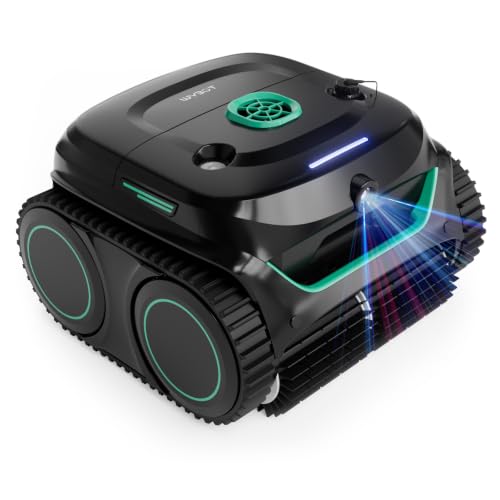 WYBOT C2 Vision AI Camera Cordless Robotic Pool Vacuum, Jet Black