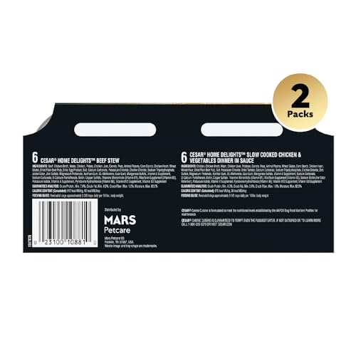 image for CESAR Wet Dog Food Classic Loaf in Sauce Top Sirloin & Grilled Chicken