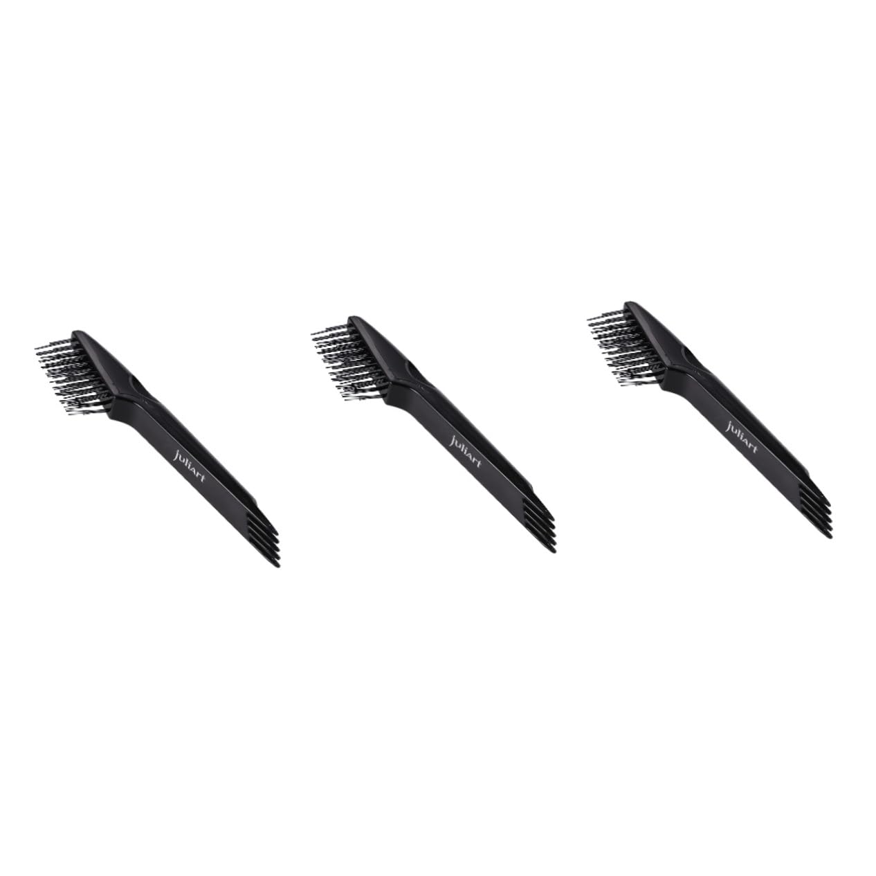 Beatifufu 3pcs Plastic Comb Cleaning Tool Brush Cleaner Hair Brush Wet Hair Detangler