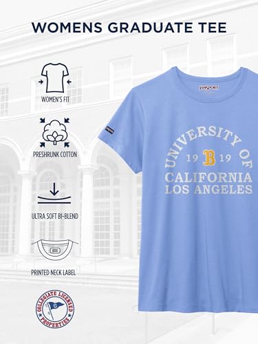 JanSport NCAA Officially Licensed Graduate Short Sleeve T Shirt for Women, Soft & Breathable Cotton-Polyester Blend Crewneck T Shirt with Graphic Detailing, Everyday University Fan Apparel - image 4