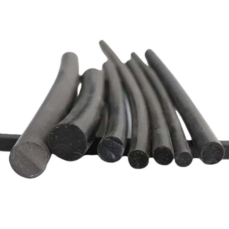 Fluororubber Solid Round Cord Gasket Oil Seal Fluorine Rubber O-Ring 1.5mm-22mm Length 1-20Meters (5,5.5mm)