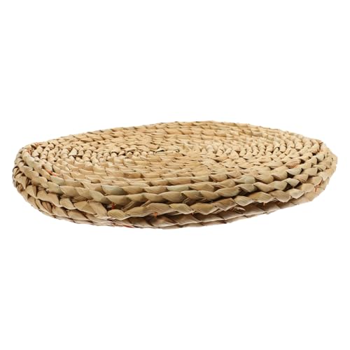 Cabilock Futón Japonés De Asientos Al Aire Libre Redondo Cesta Tejida Exterior Cojines Al Aire Libre Cojín del Asiento Almohada De Tatami Al Aire Libre Cojines Espuma Heces Mesa Hierba